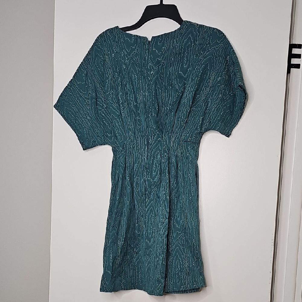 H&M Teal Blouse with Textured Design - Picture 3 of 3